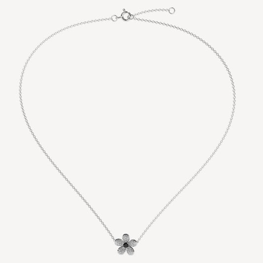 QA Frozen Petals Diamond Necklace