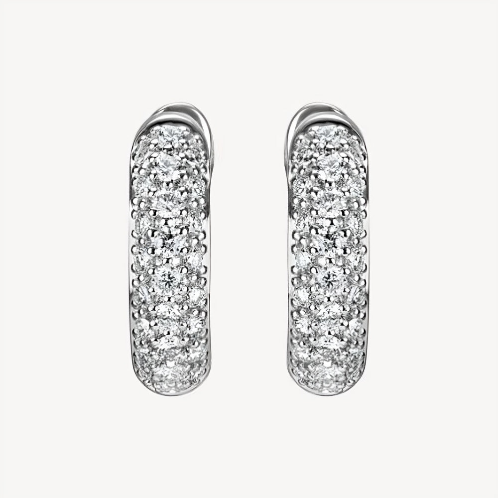 QA Diamond Earrings Gleaming Dots