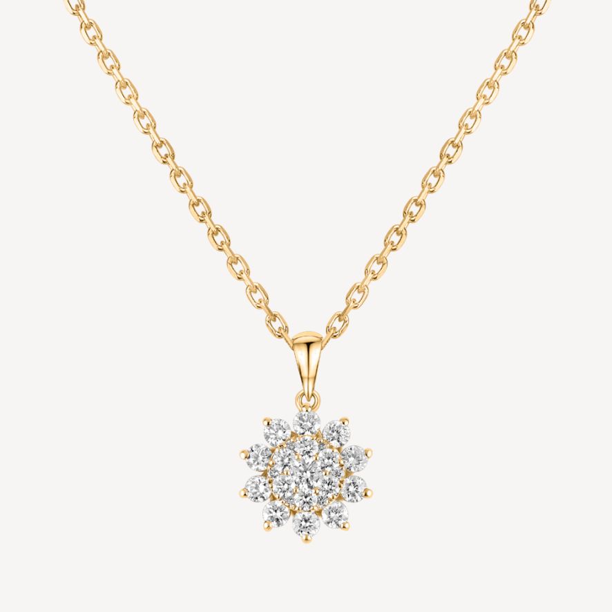 QA Arctic Monarchy Diamond Pendant - yellow