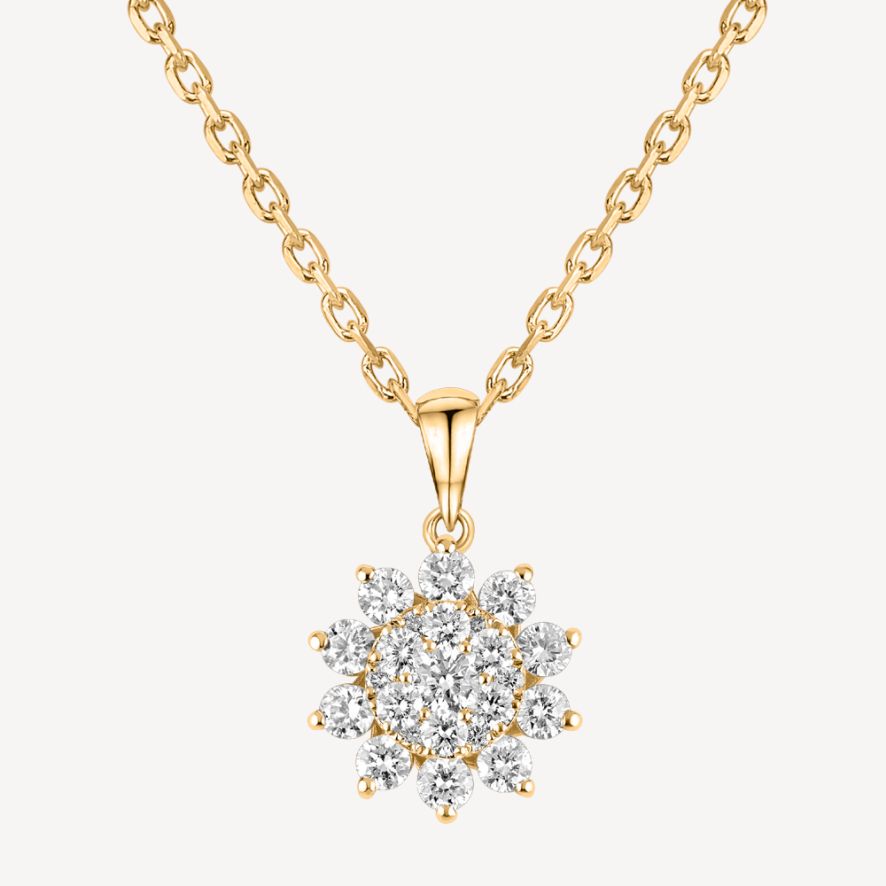 QA Arctic Monarchy Diamond Pendant - yellow