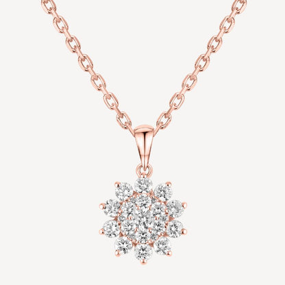 QA Arctic Monarchy Diamond Pendant - rose