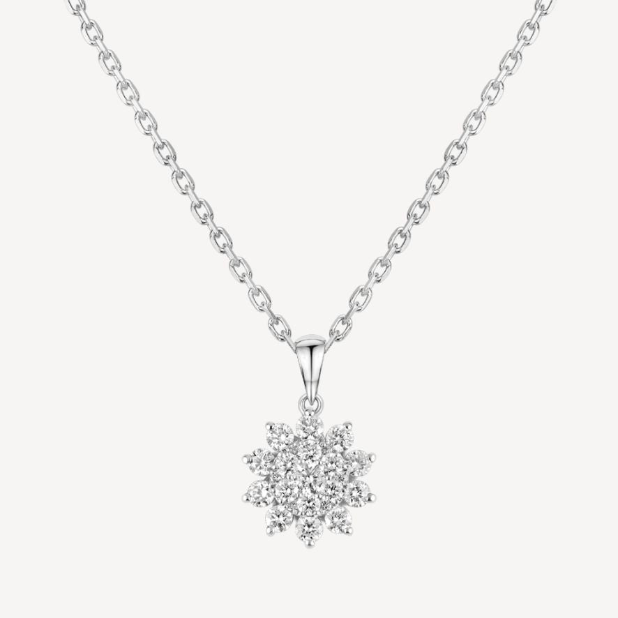 QA Arctic Monarchy Diamond Pendant - white