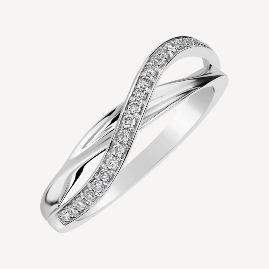QA Elegant Thread Diamond Ring