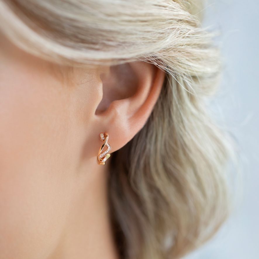 QA Diamond Earrings Dancing Ingle