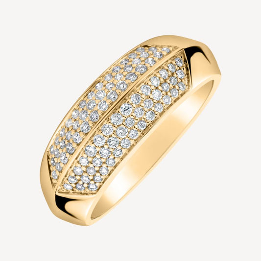 QA Aurora Empress Diamond Ring - yellow