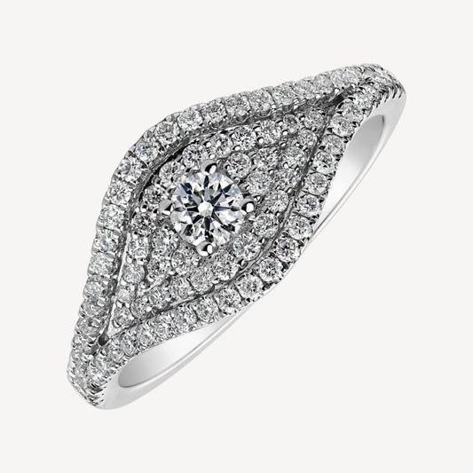 QA Stunning Gaze Diamond Ring