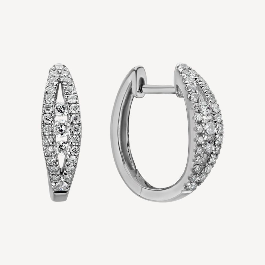 QA Brilliant Gaze Diamond Earrings