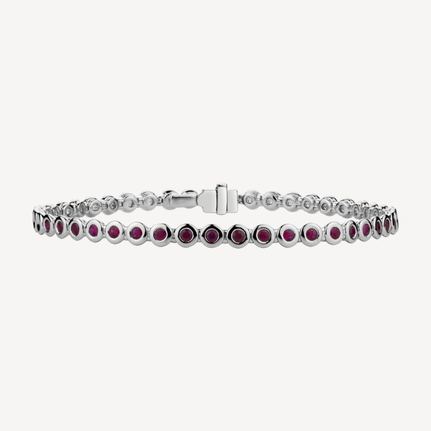 QA Frozen Flame Ruby Bracelet