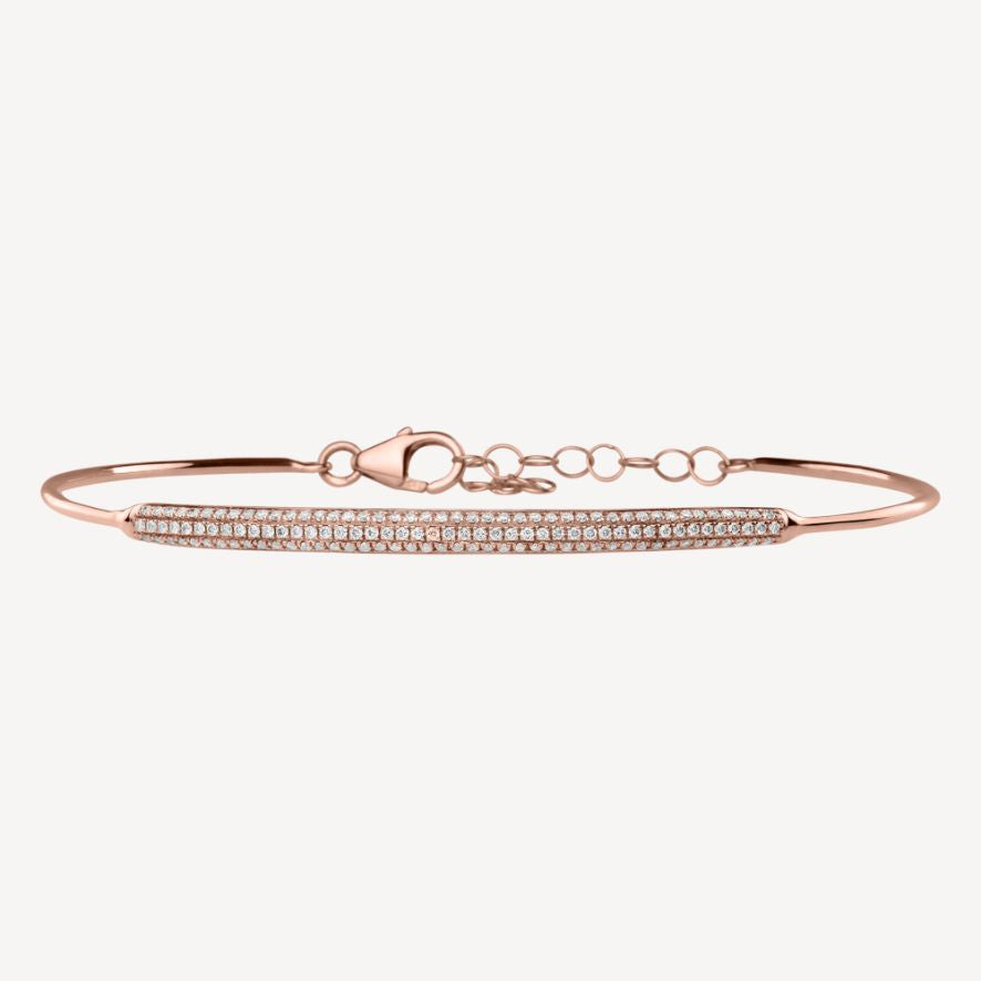 QA Eternal Thread Diamond Bracelet - rose
