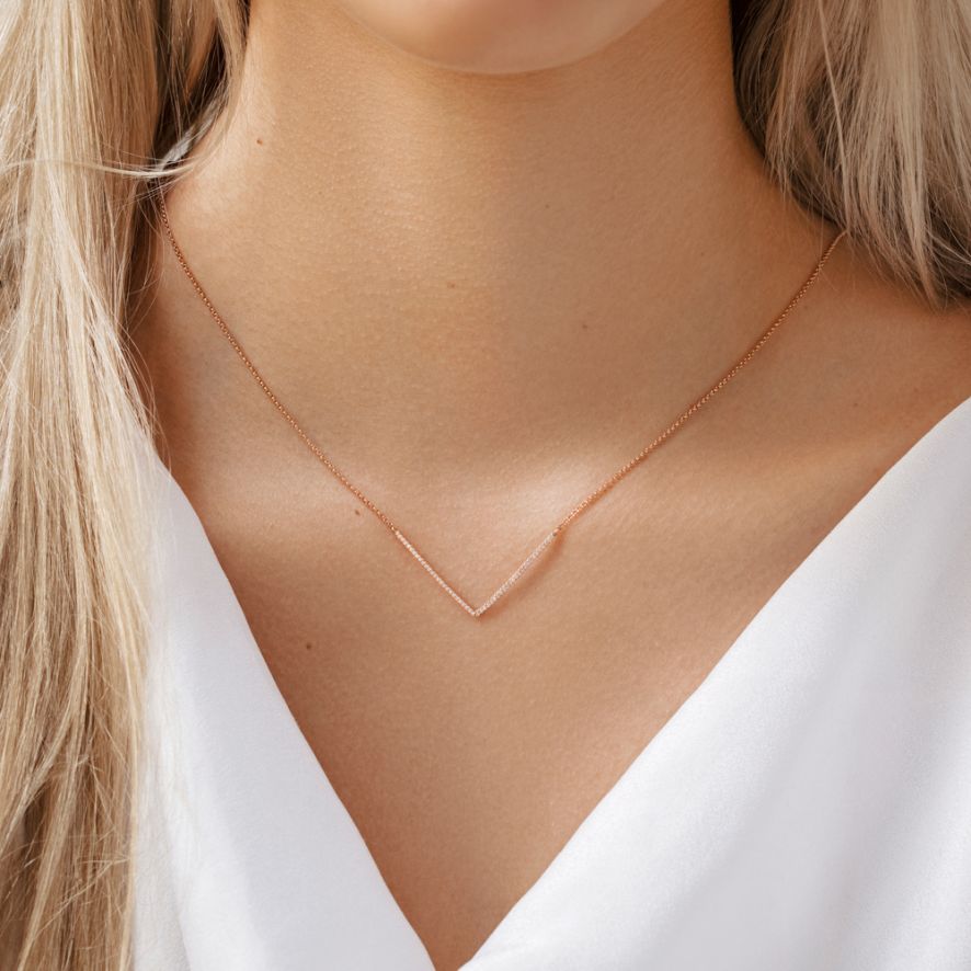 QA Vectorial Greatness Diamond Pendant