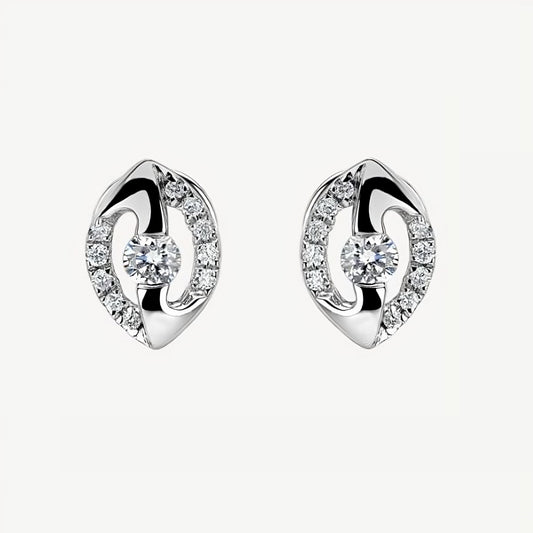 QA Charming Eyes Diamond Earrings