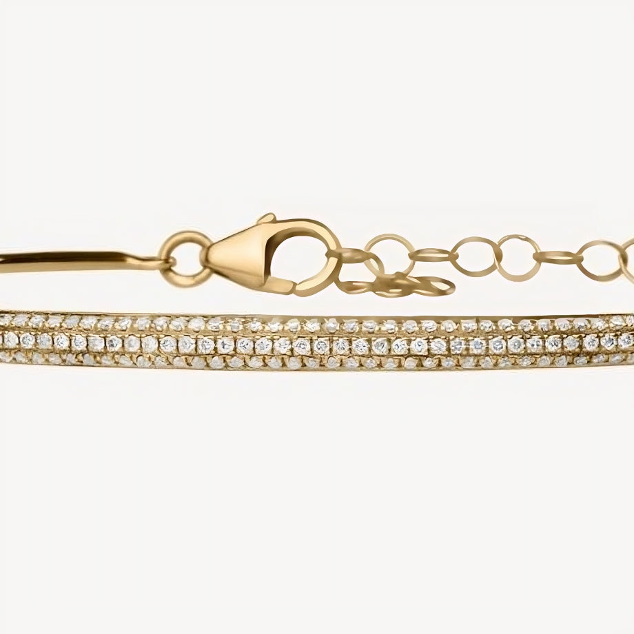 QA Eternal Thread Diamond Bracelet - yellow