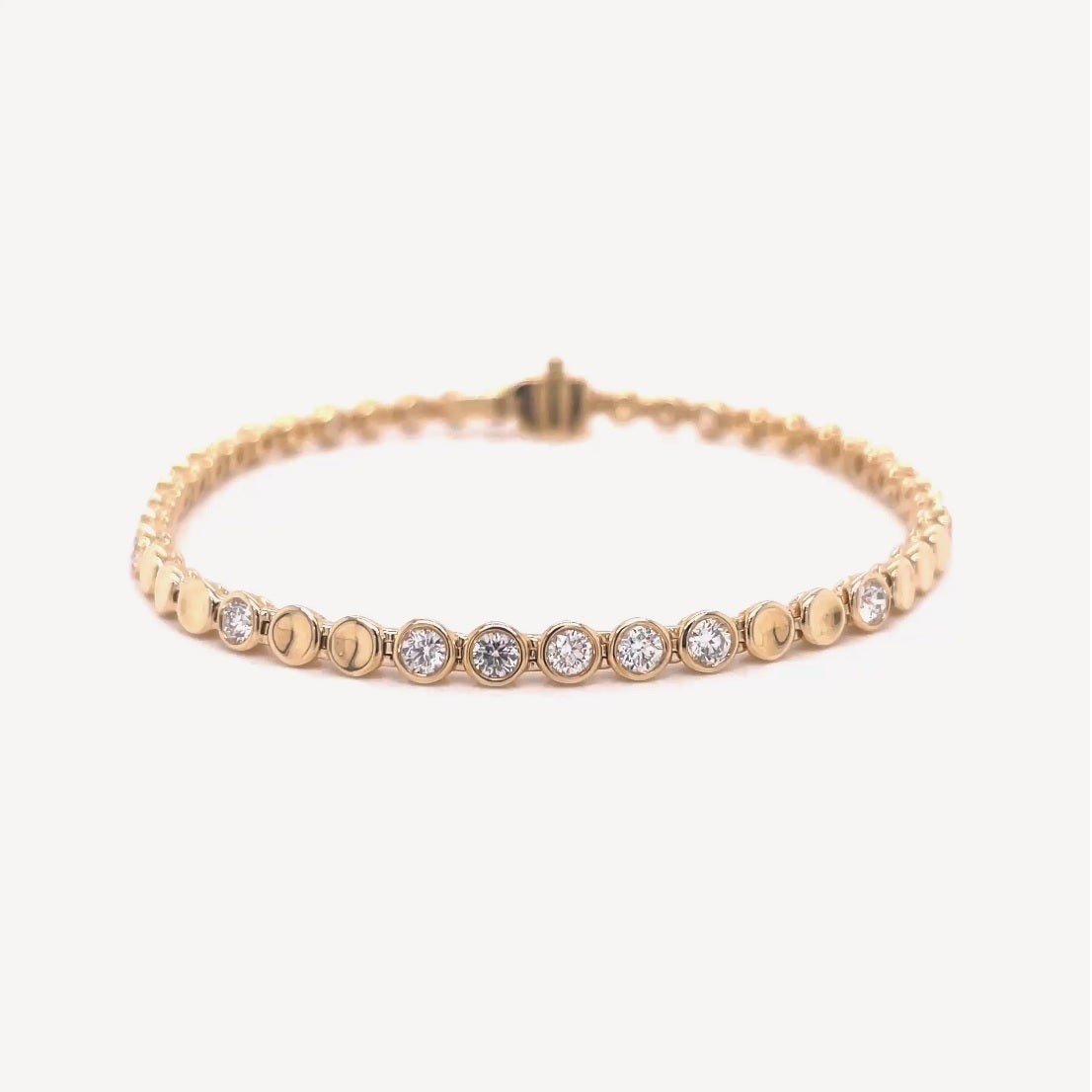QA Peaceful Nightfall Diamond Bracelet - yellow