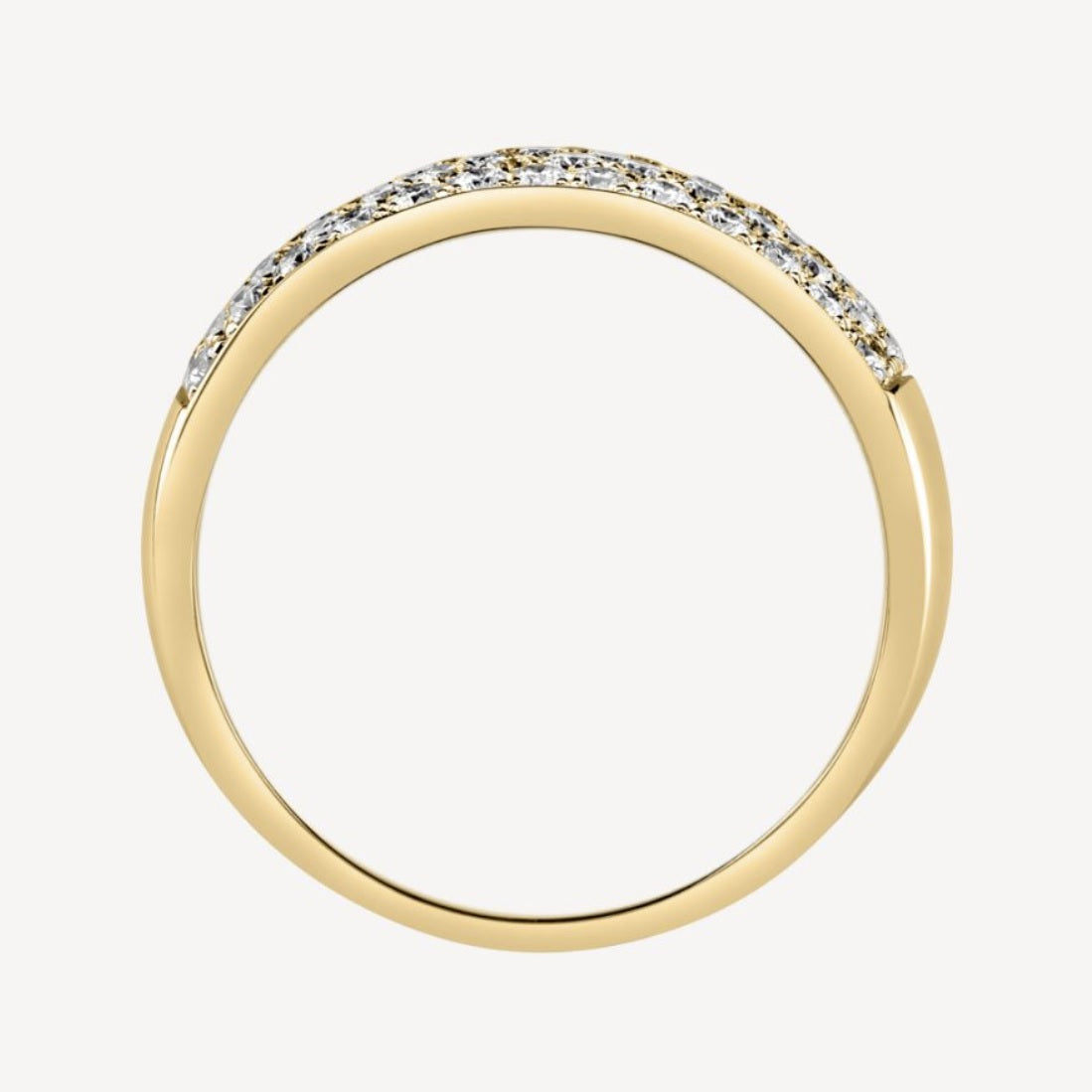 QA Alluring Vice Diamond Ring - yellow
