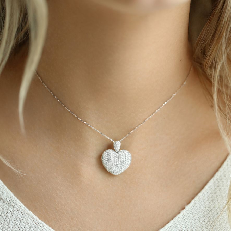 QA Loving Affection Diamond Pendant