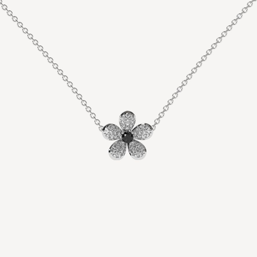 QA Frozen Petals Diamond Necklace