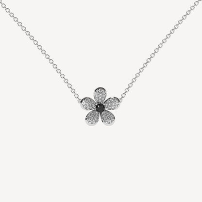 QA Frozen Petals Diamond Necklace