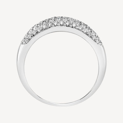 QA Shimmering Inferno Diamond Ring - white