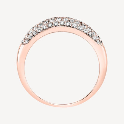 QA Shimmering Inferno Diamond Ring - rose