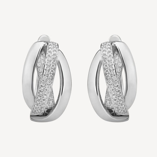 QA Diamond Earrings Alluring Sparkle