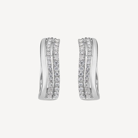 QA Diamond Earrings Sparkling Allure