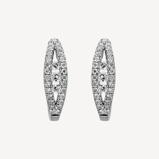 QA Brilliant Gaze Diamond Earrings