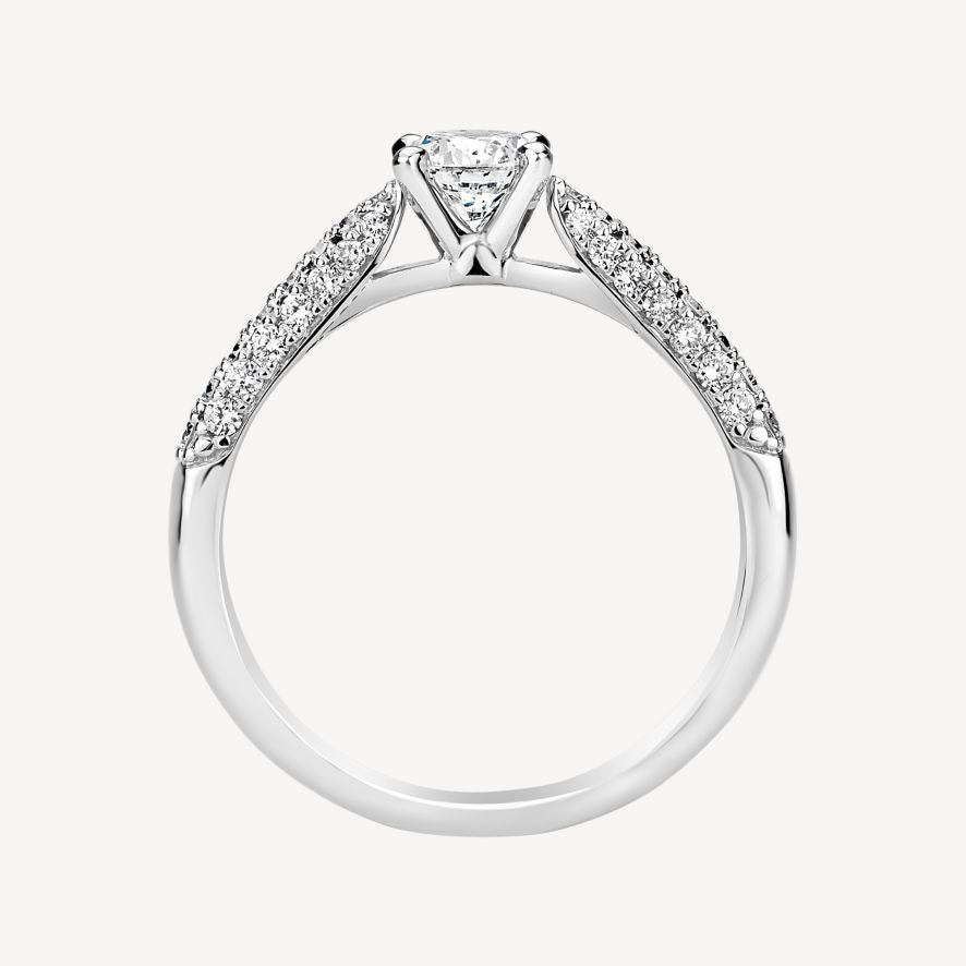 QA Diamond Ring Royal Glance - white