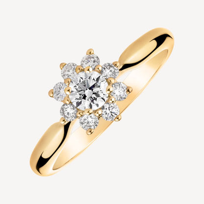 QA Subzero Sky Diamond Ring - yellow