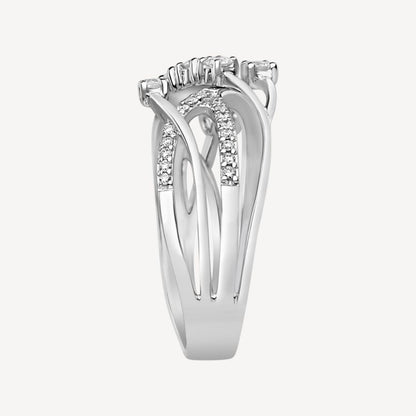 QA Shining Sparkle Diamond Ring