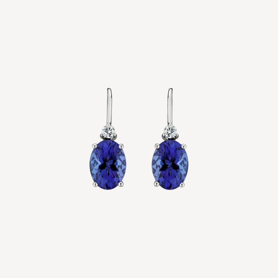 QA Tanzanite and Diamond Astral Charm Earrings