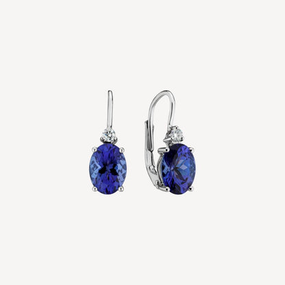 QA Tanzanite and Diamond Astral Charm Earrings